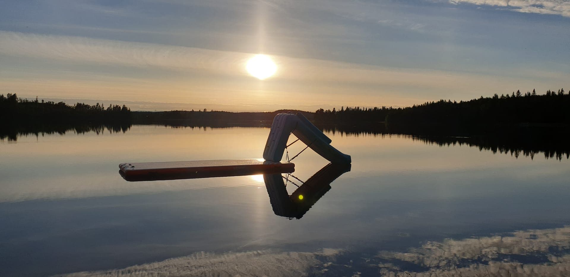 Solnedgång över Fullsjön