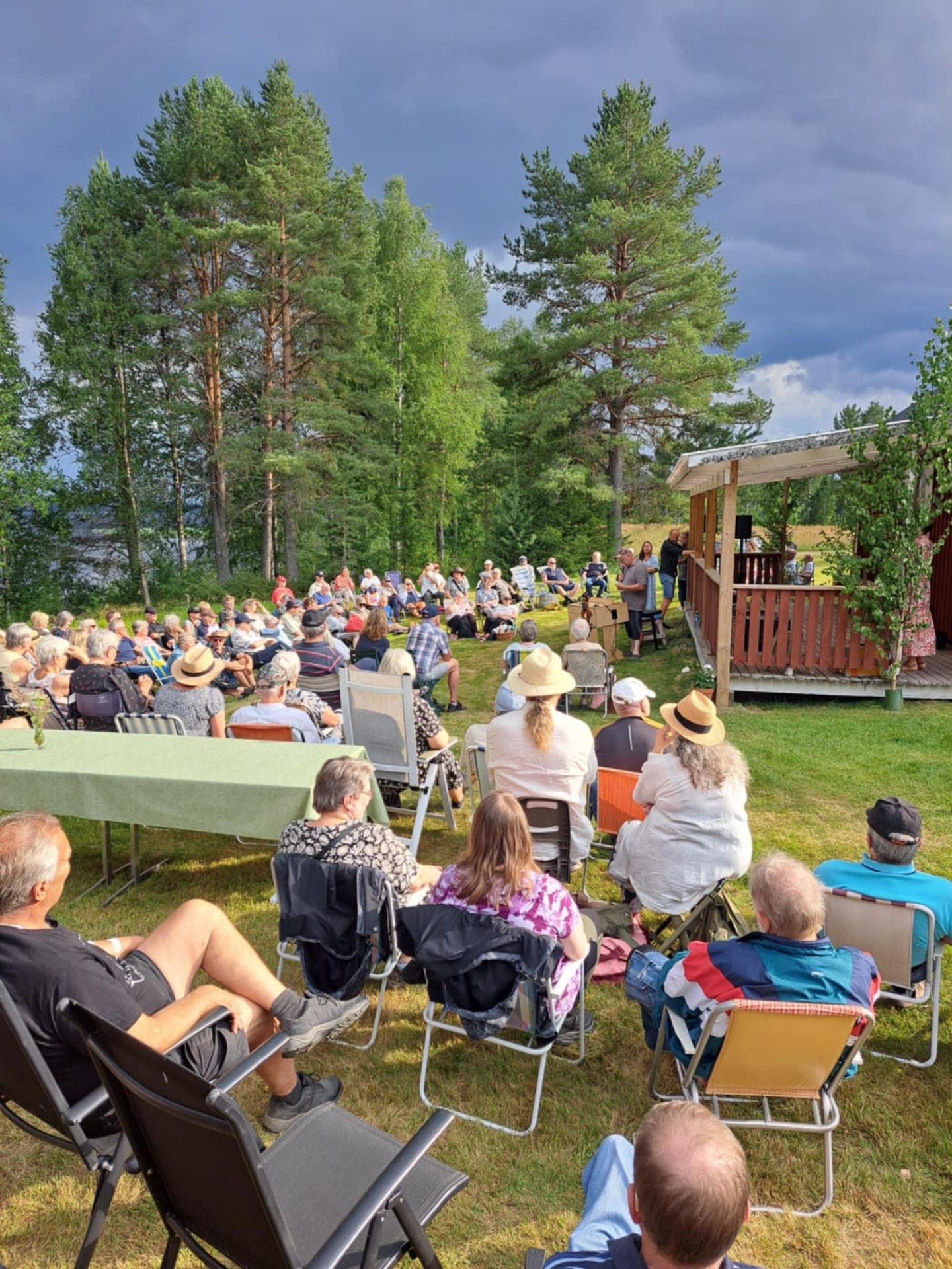 Publik vid ett evenemang
